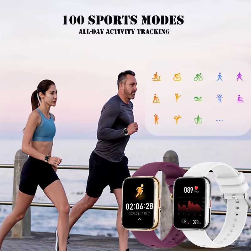 Smart Watch (Answer/Make Calls), 1.85"HD Smart Watch for Women, AI Voice Smart Watch for Android/For Iphone, Sport Watch