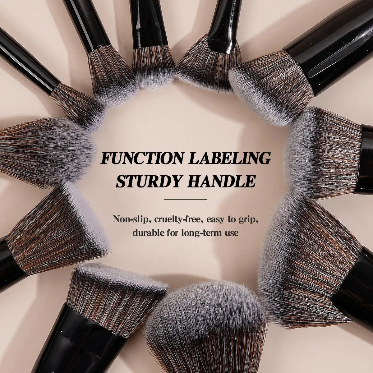 MAANGE Soft Bristle Makeup Brushes Sets, Multifunctional Makeup Brushes, Cosmetic Brushes, with Comfortable Grip, 25Pcs/Set Makeup Tools for Foundation, Powder, Concealers, Eyeshadow, Blush, Valentine'S Day Gift, Makeup Brush Kit